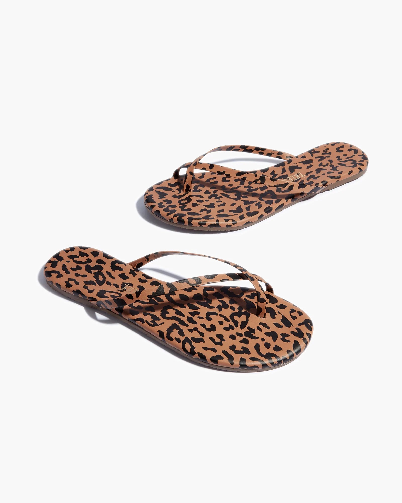 TKEES Riley Animal Sandalen Damen Leopard | VACRWFM-70