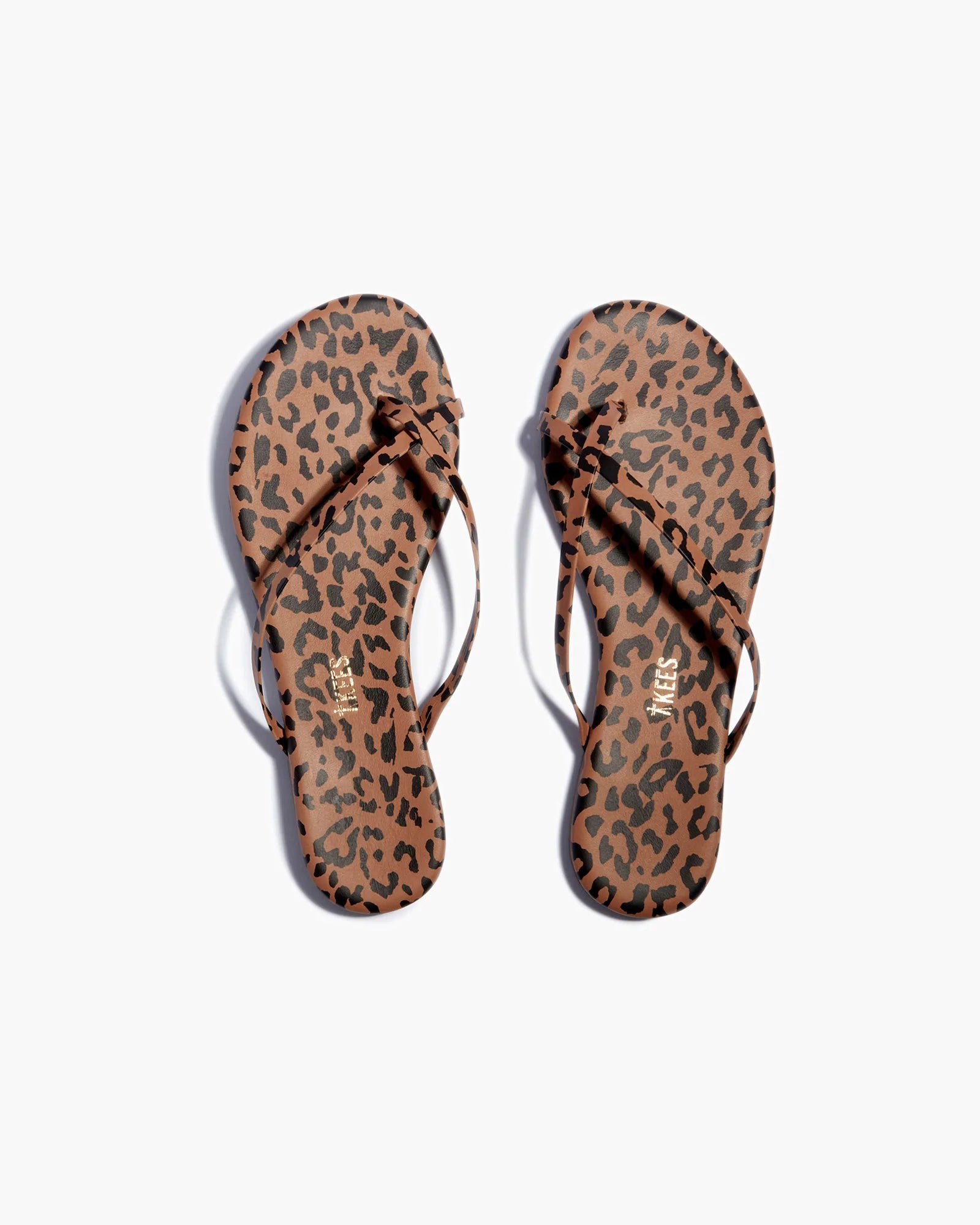 TKEES Riley Animal Sandalen Damen Leopard | VACRWFM-70