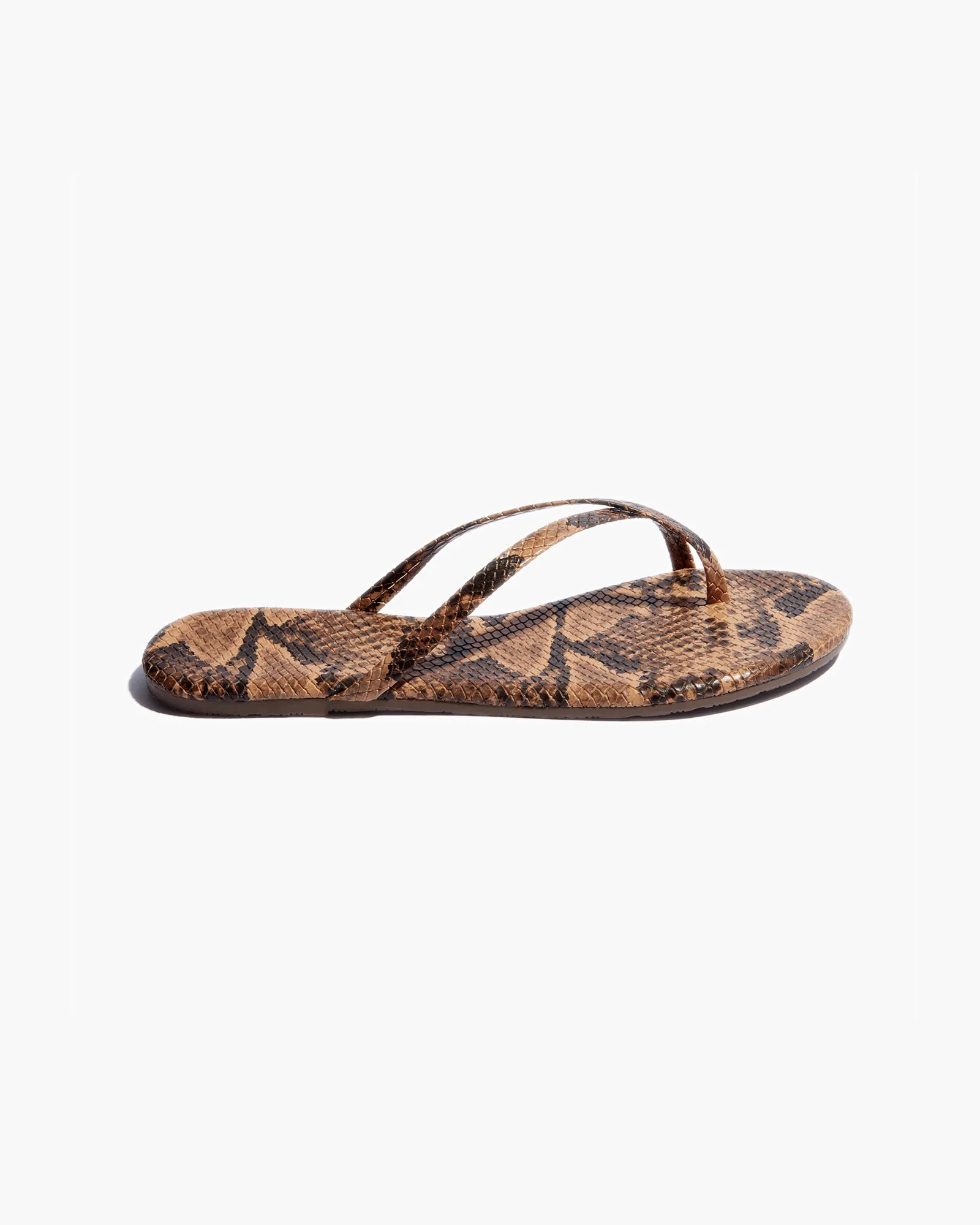 TKEES Riley Vegan Animal Sandalen Damen Schlangenoptik | XTLGZIF-62