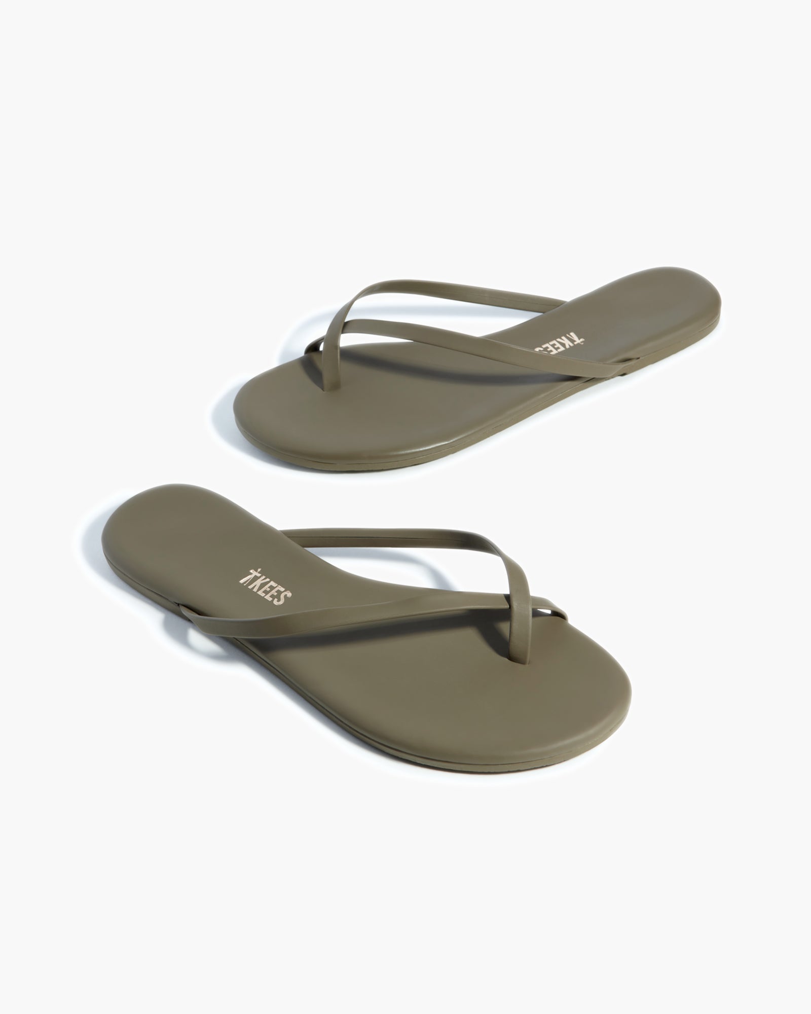 TKEES Riley Vegan Sandalen Damen Grün | NGZUFXM-84