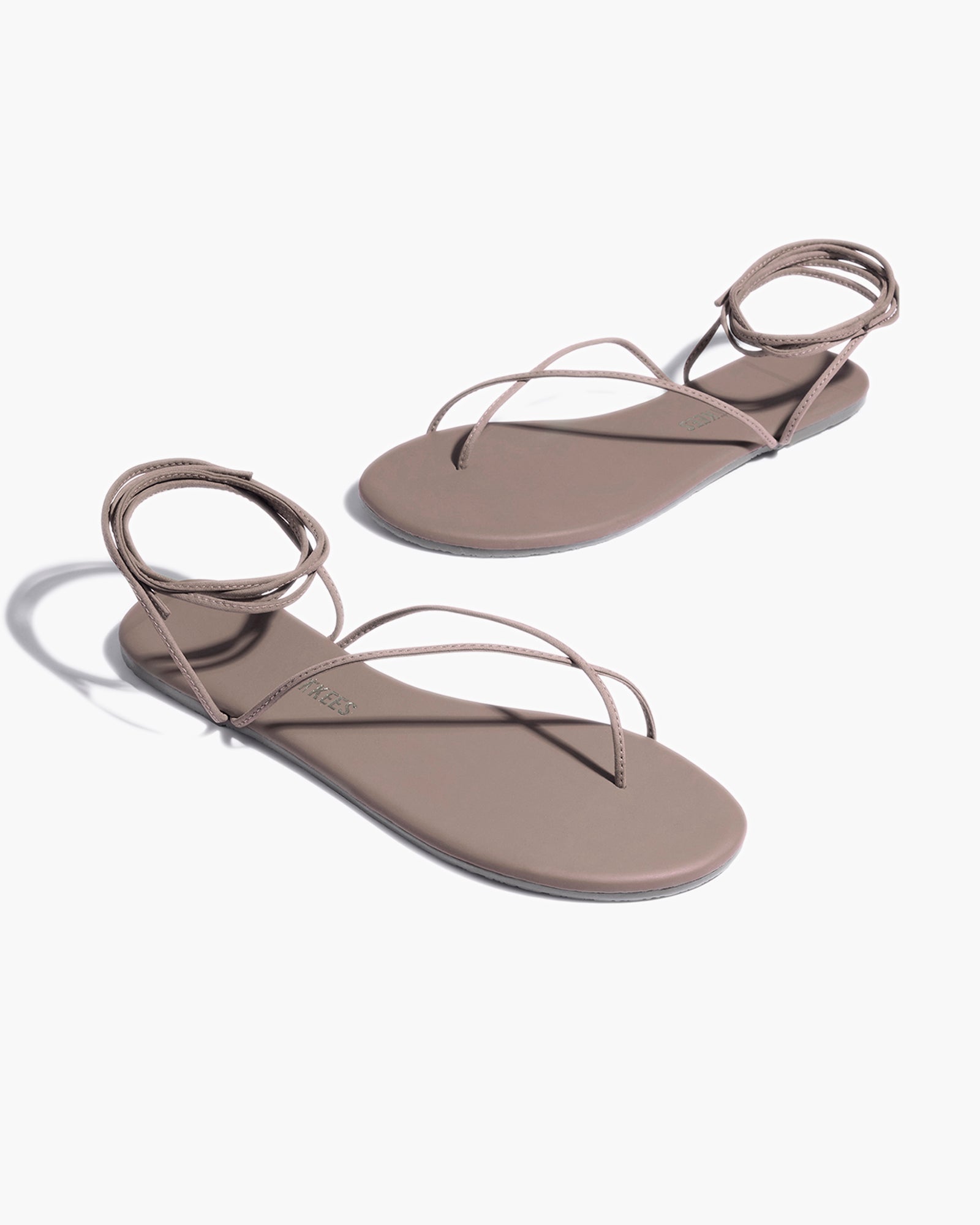 TKEES Roe Sandalen Damen Khaki | MJBQTFO-50