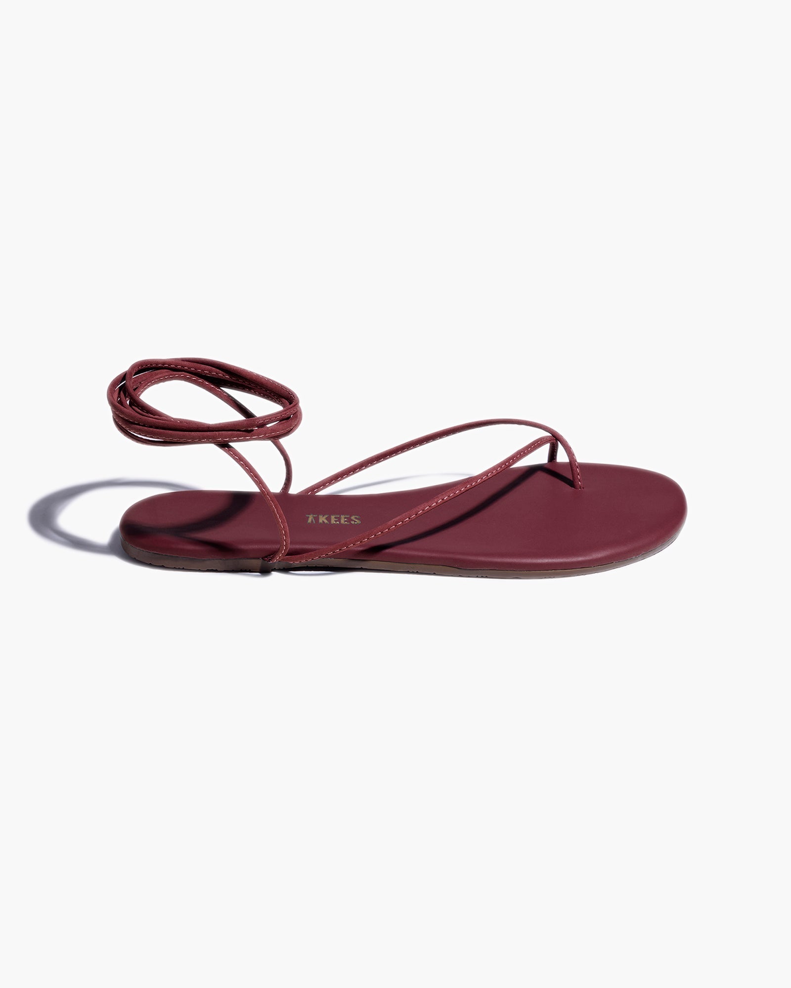 TKEES Roe Sandalen Damen Rot | YABDIKG-86