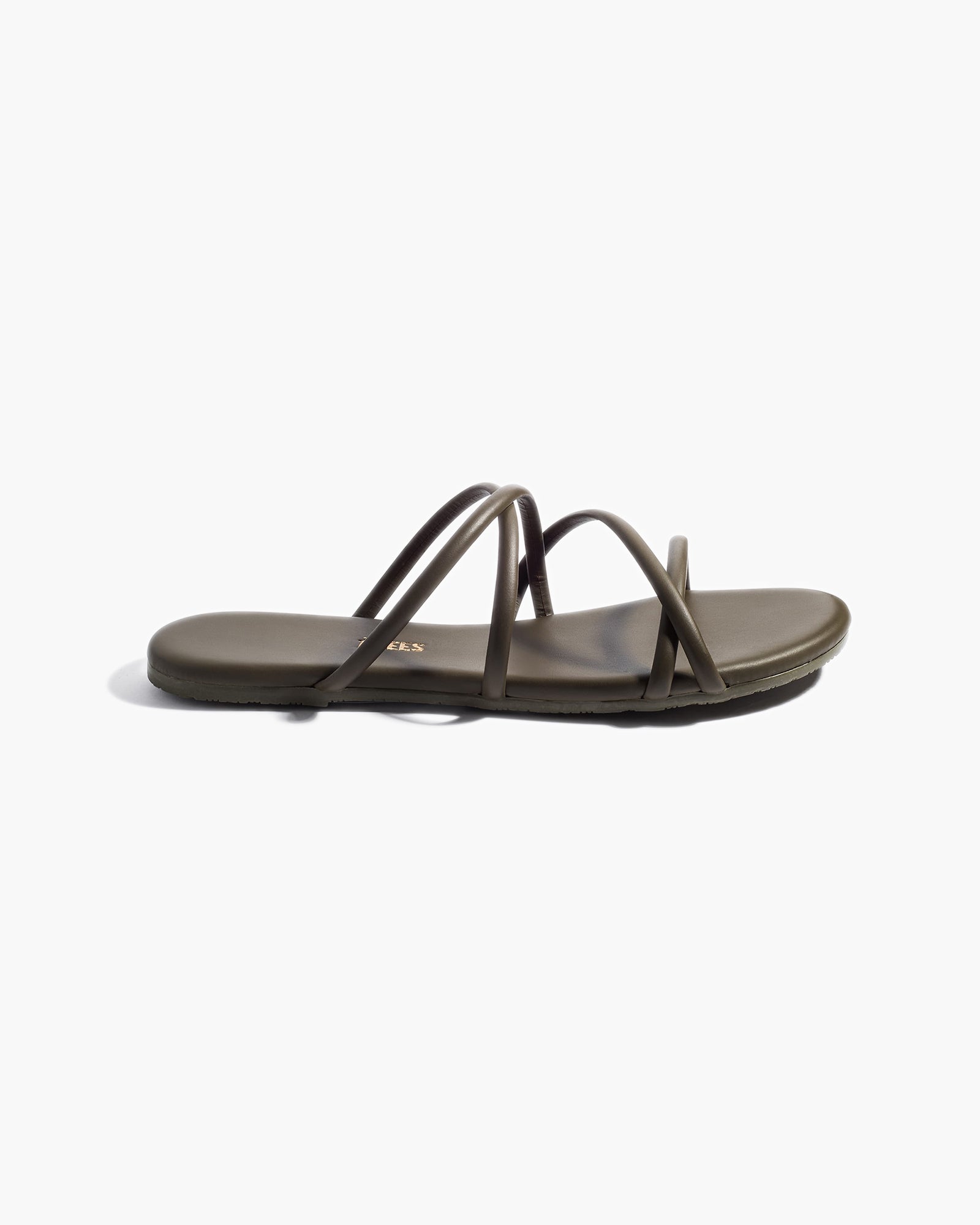 TKEES Sloane Sandalen Damen Olivgrün | LXDTOPE-85