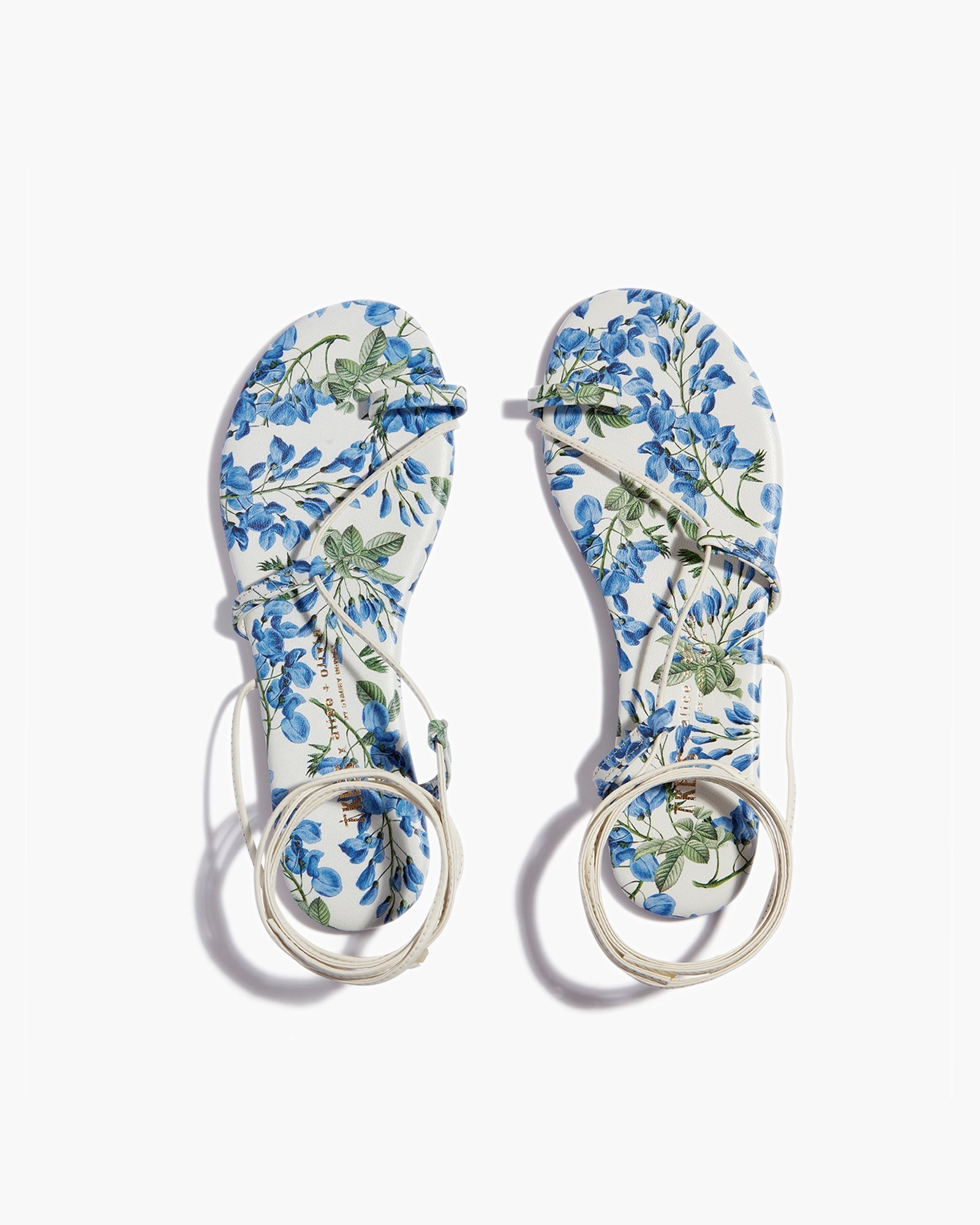 TKEES TKEES x Alice + Olivia Jo Sandalen Damen Blau | MZKRFUN-03