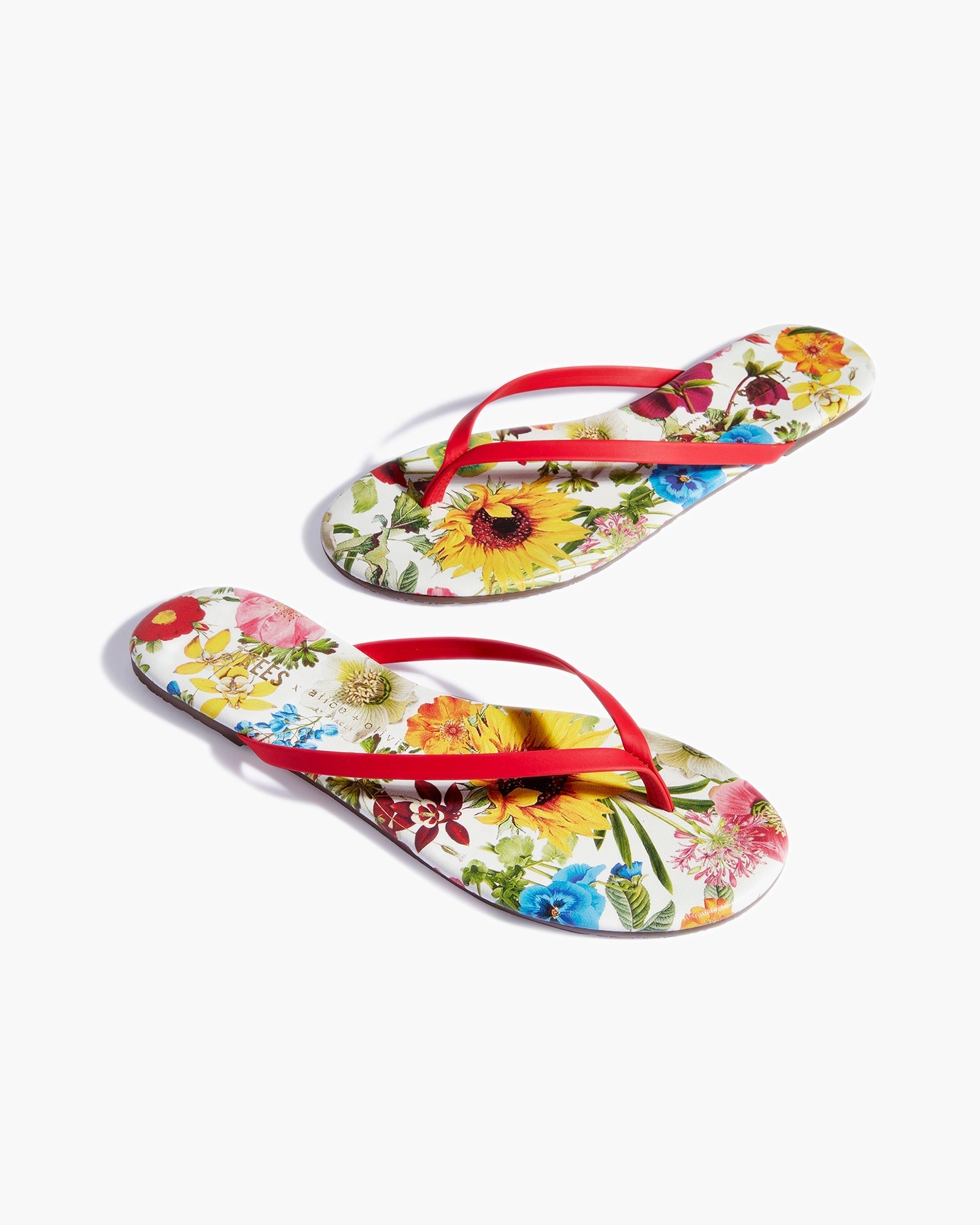 TKEES TKEES x Alice + Olivia Lily Flip Flops Damen Mehrfarbig | PKSDMUH-46