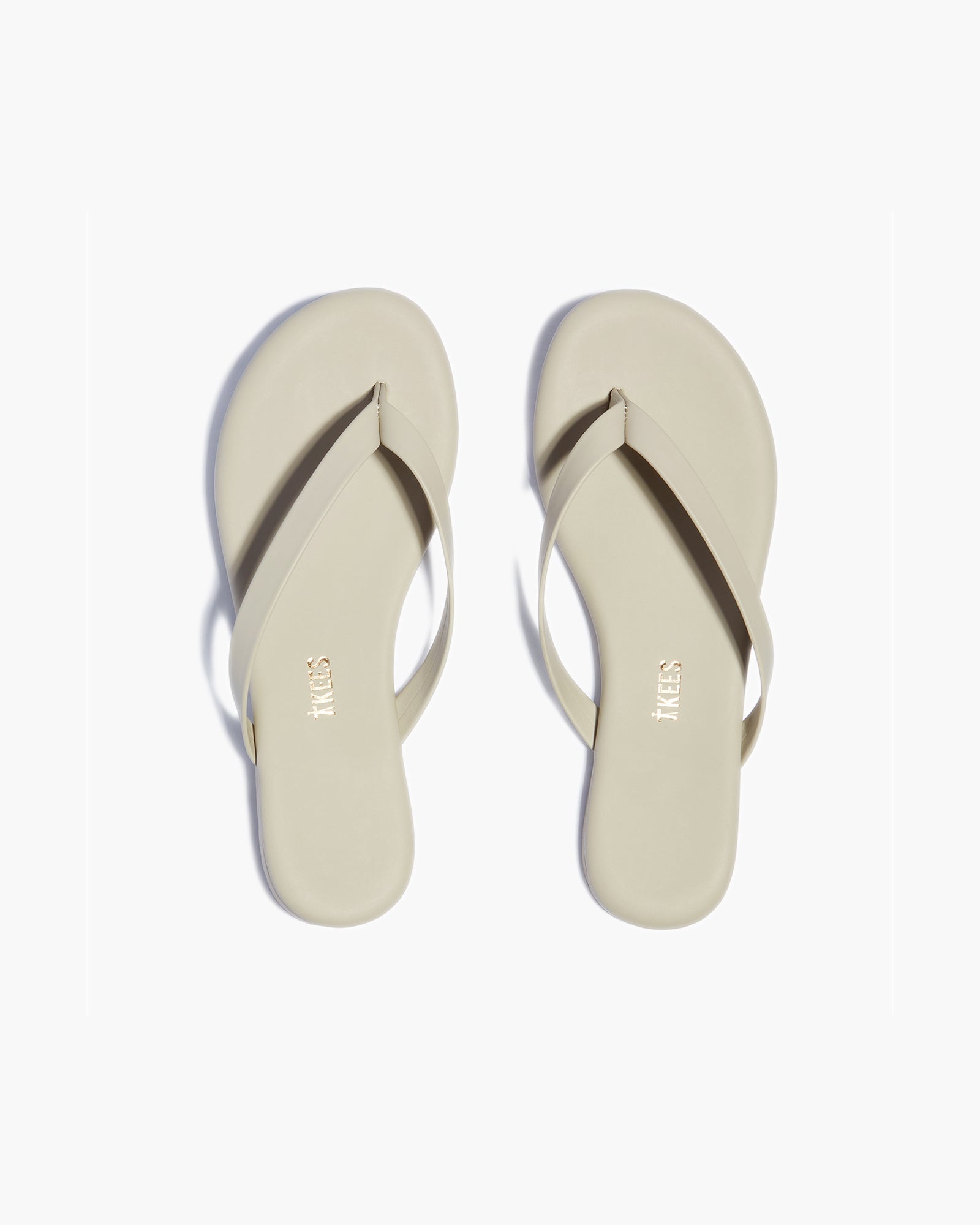 TKEES Boyfriend Vegan Flip Flops Damen Grau | PKNYAUD-01