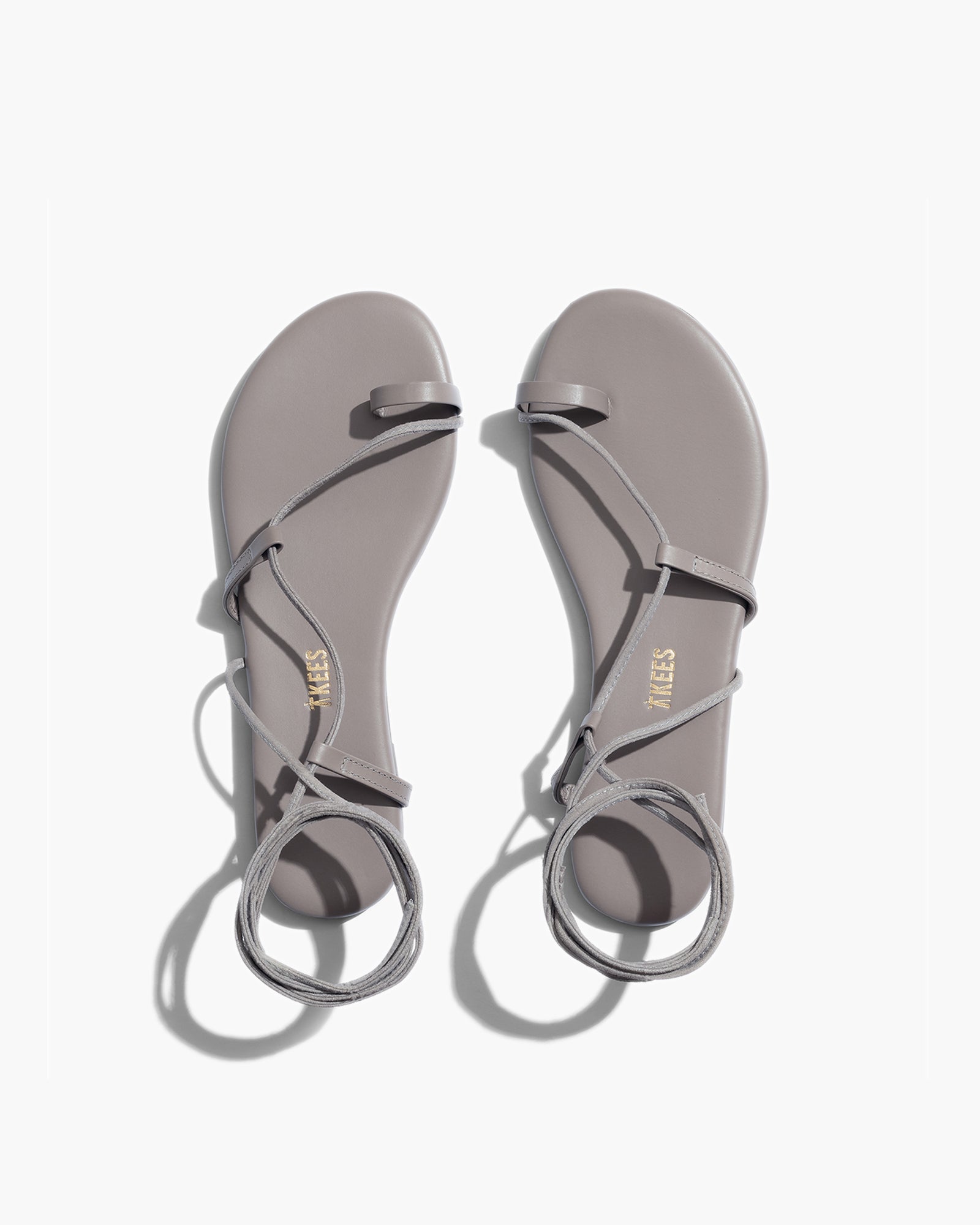 TKEES Jo Sandalen Damen Khaki | CMSBJNW-42