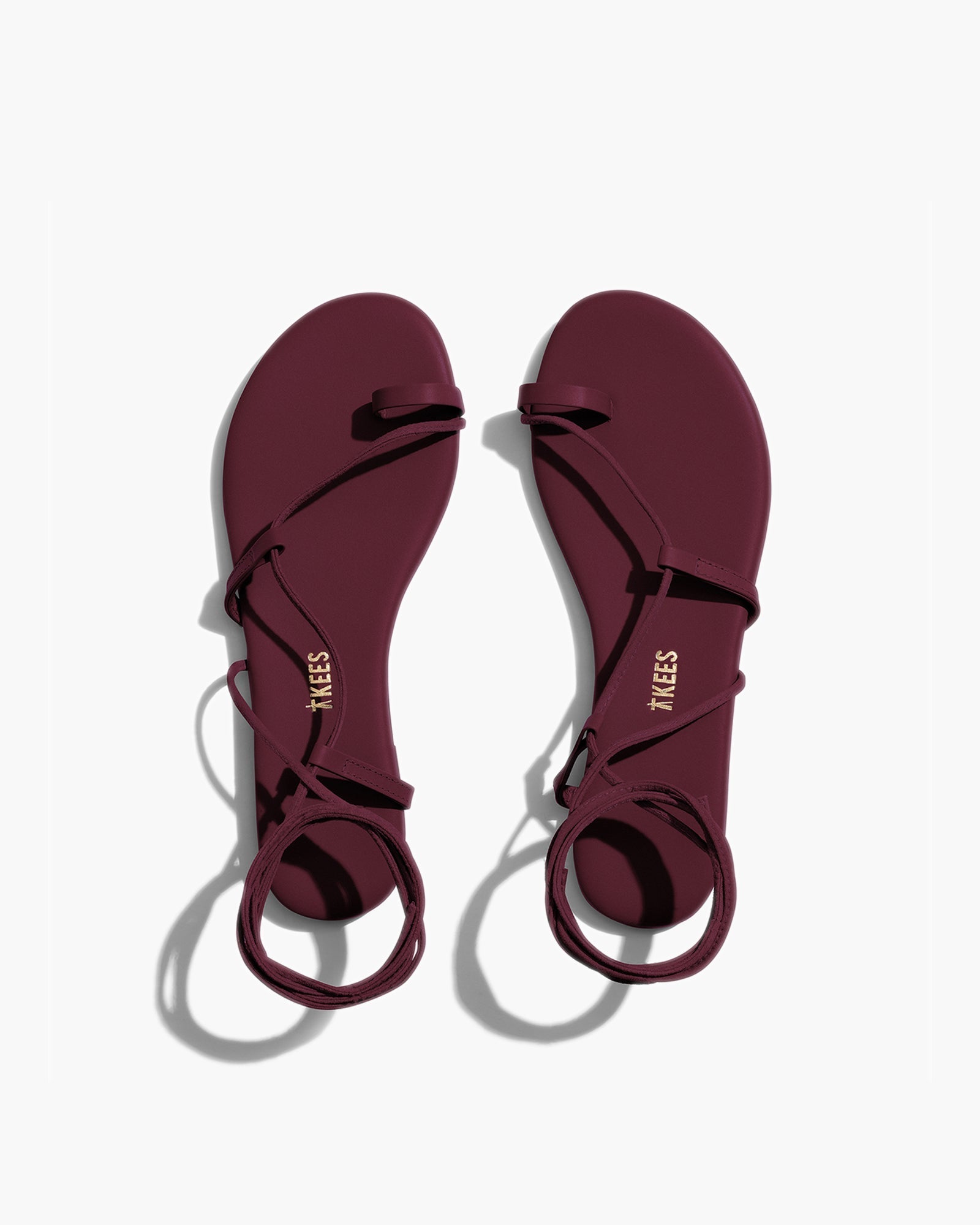 TKEES Jo Sandalen Damen Rot | SRKVBAC-12