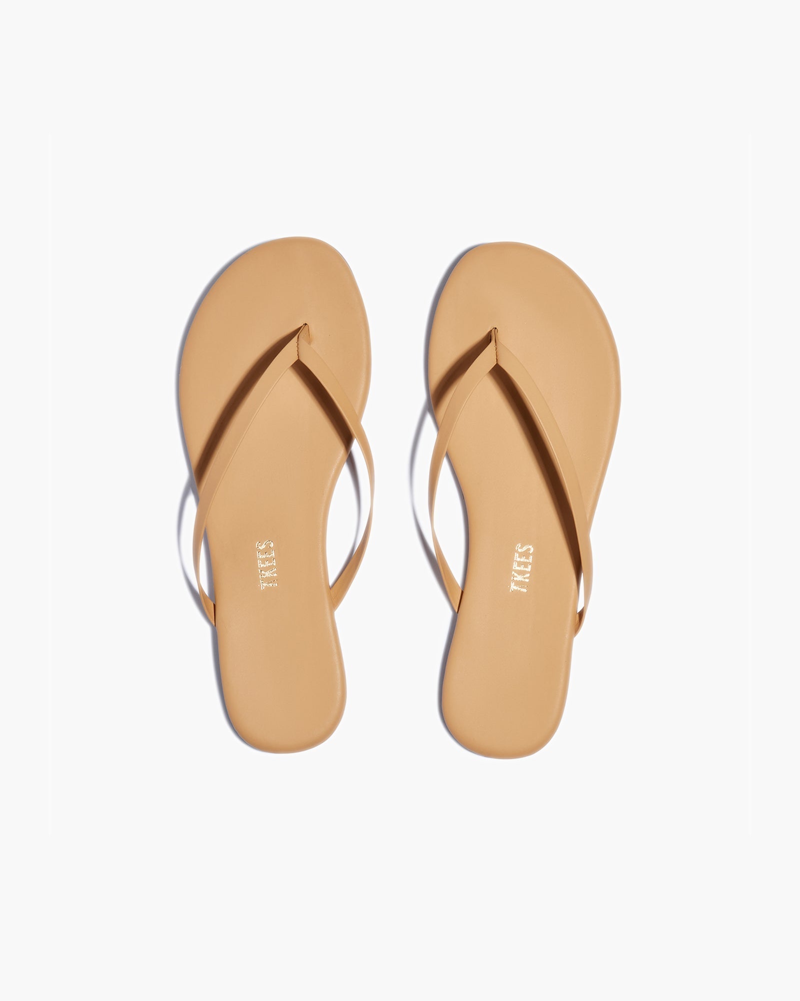 TKEES Lily Nudes Flip Flops Damen Braun | GATFQDV-03