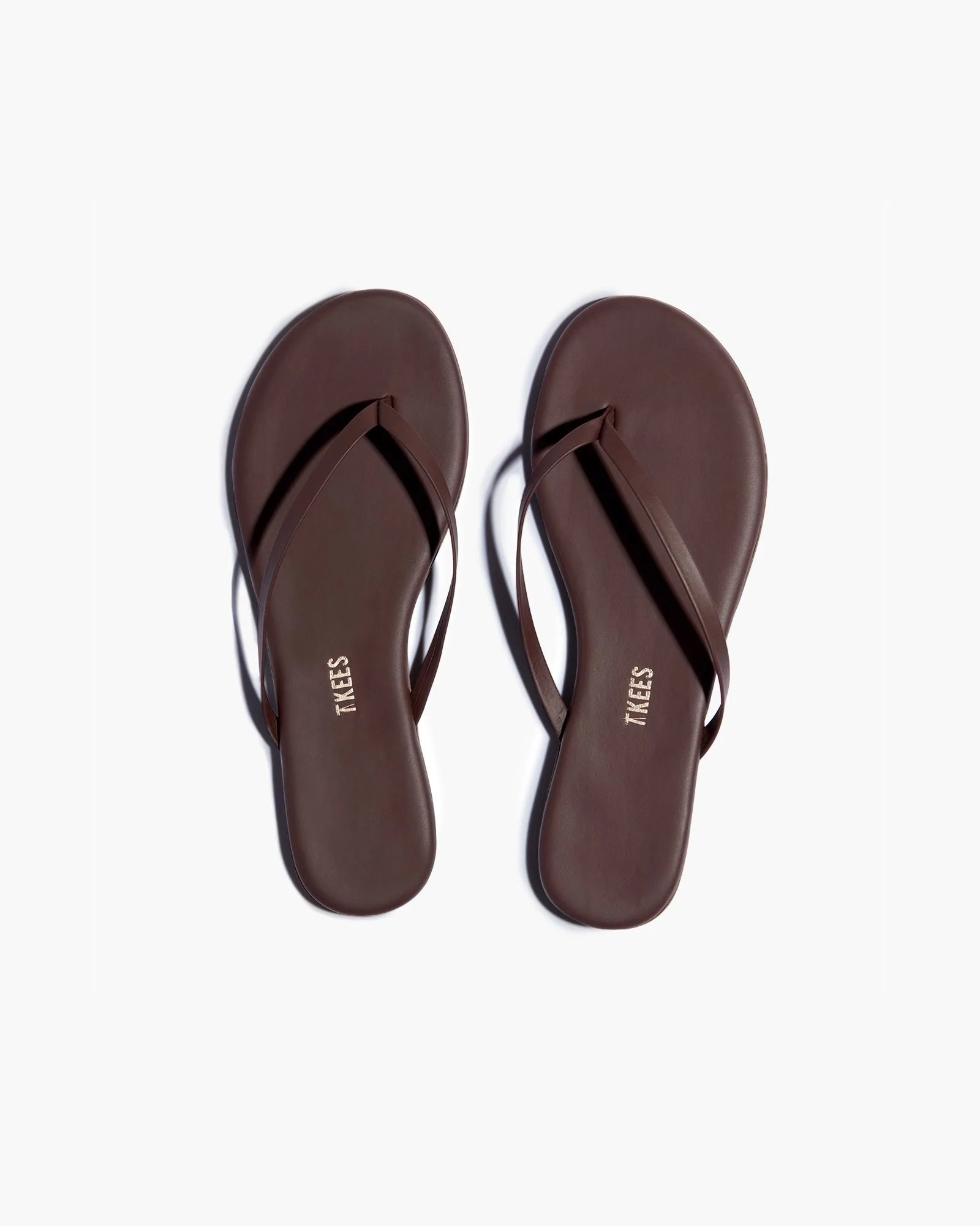 TKEES Lily Nudes Flip Flops Damen Braun | IZONKTV-91