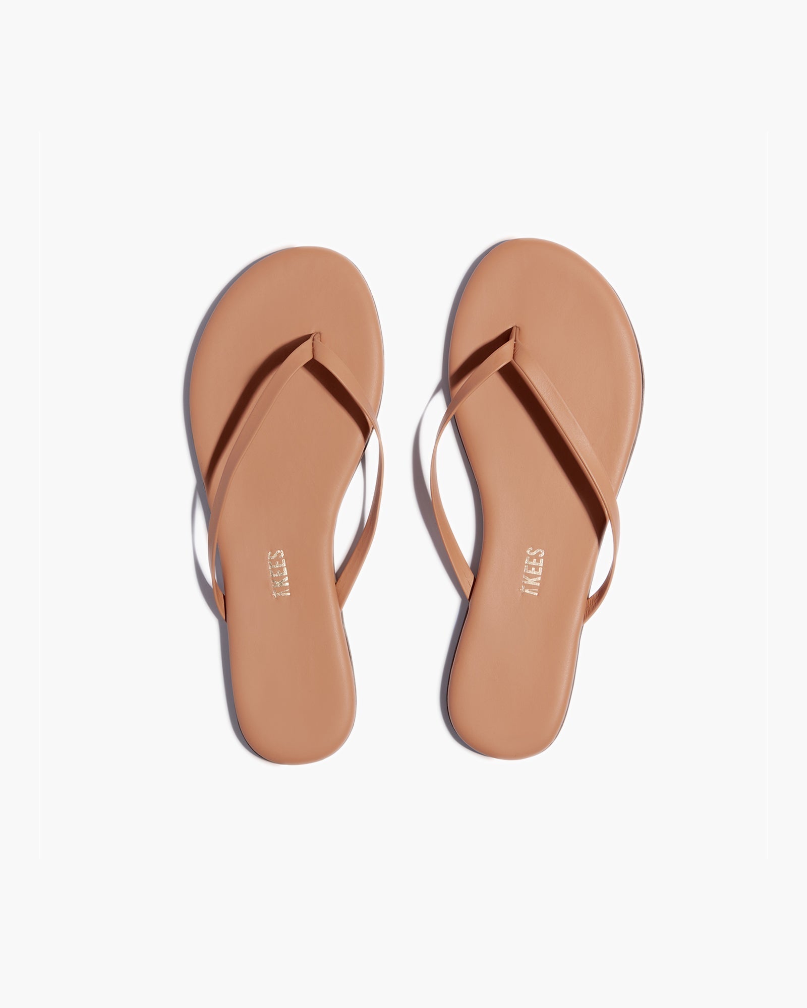 TKEES Lily Nudes Flip Flops Damen Rosa | FZOKGNB-42