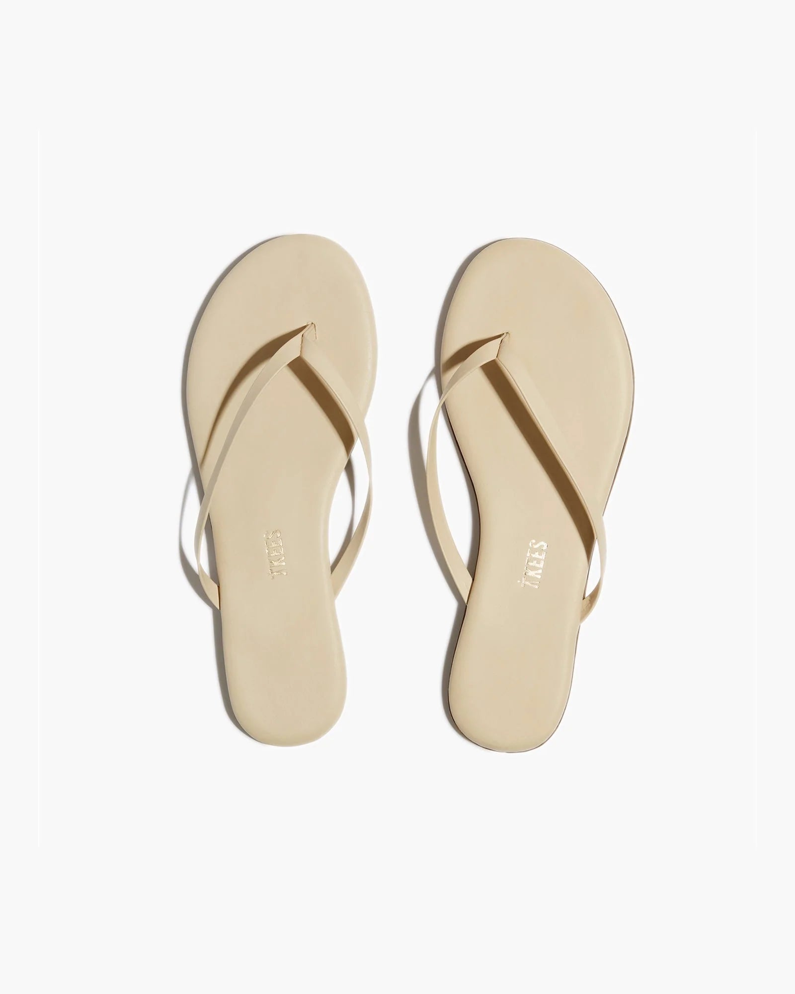 TKEES Lily Nudes Flip Flops Damen Weiß | BNYHAPE-87