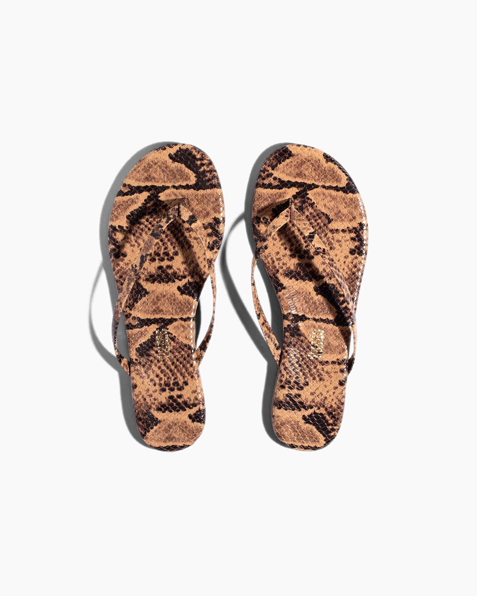 TKEES Lily Vegan Animal Flip Flops Damen Schlangenoptik | EIKGTYZ-85