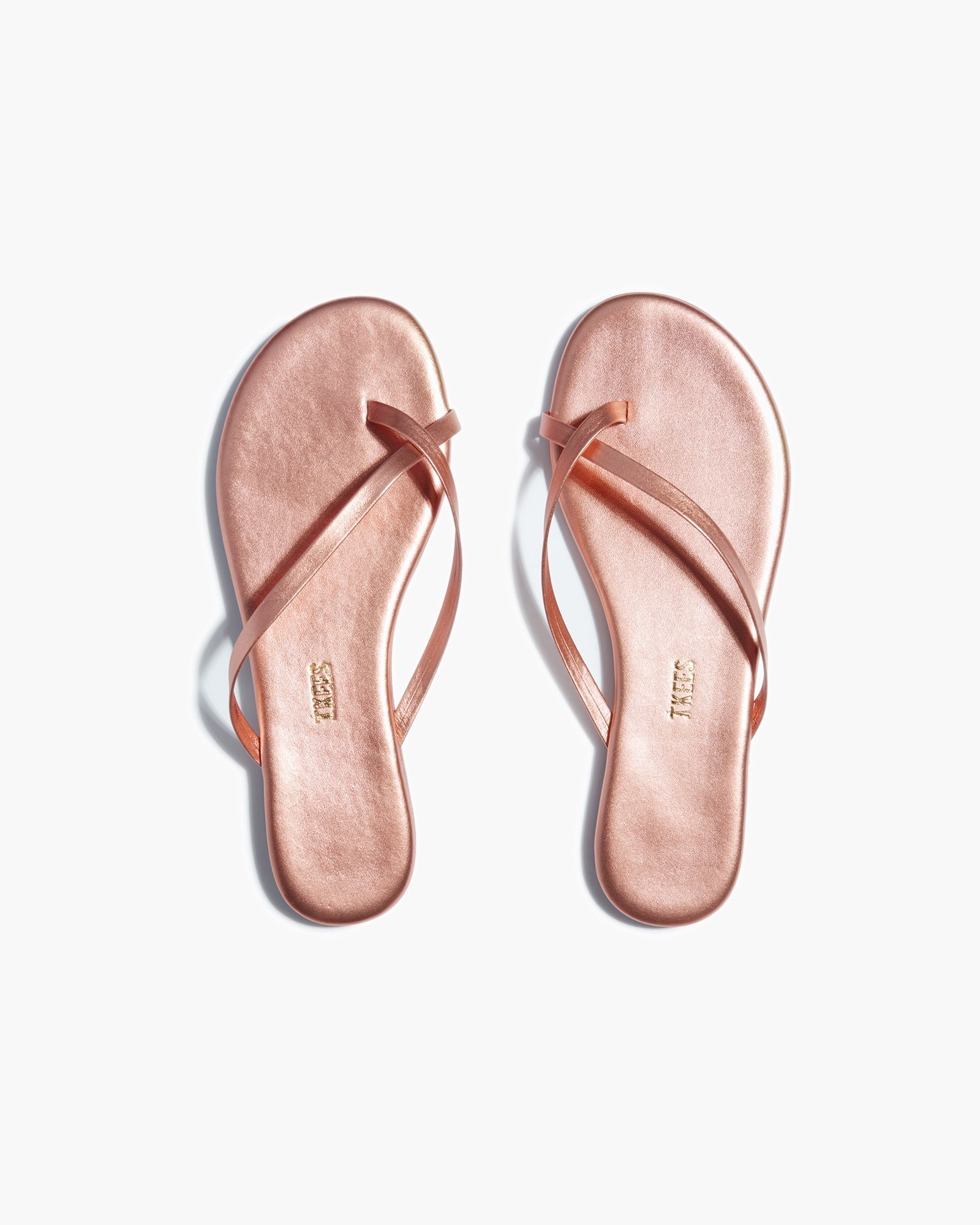 TKEES Riley Metallics Sandalen Damen Rosa | ZSVMYIC-15