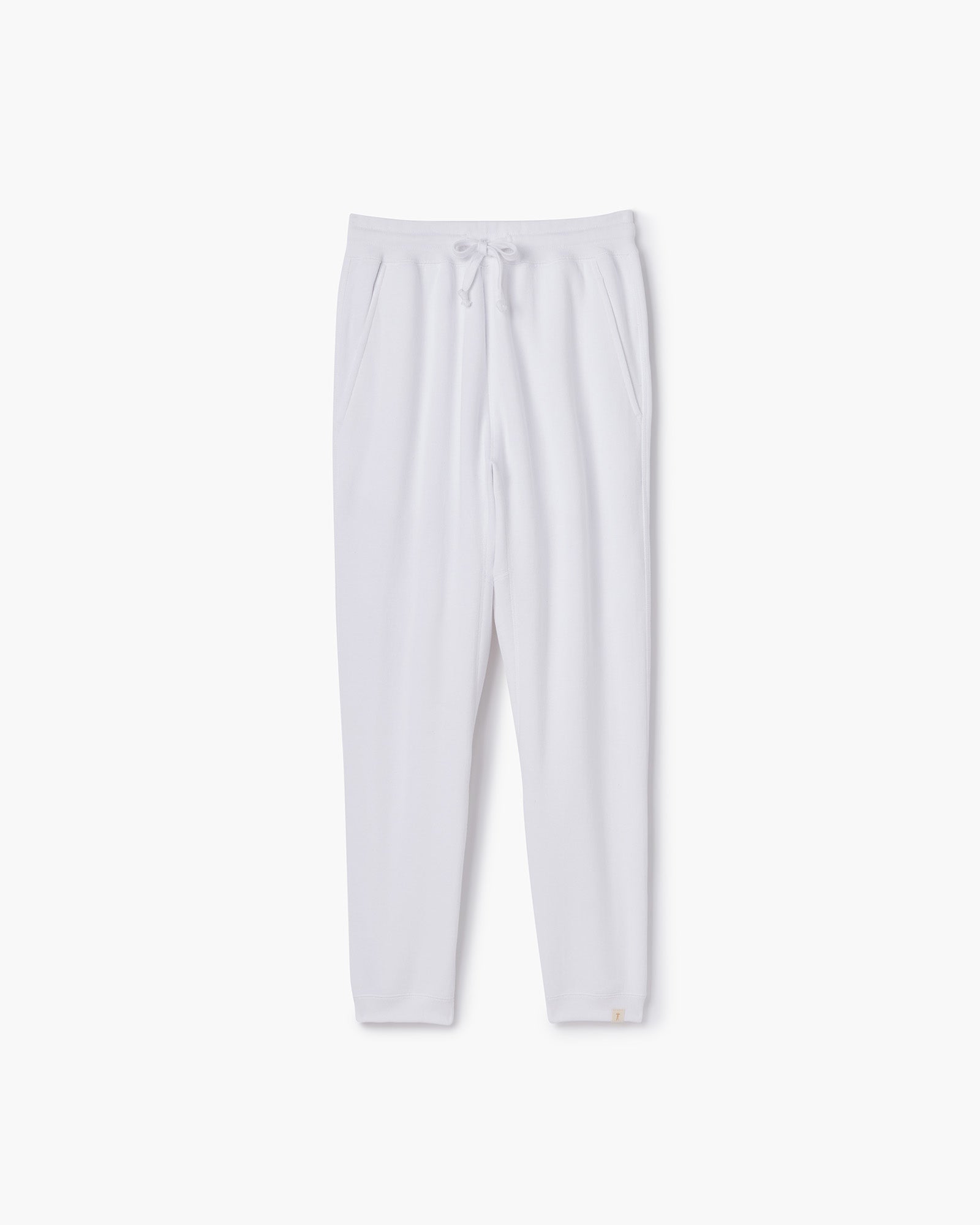 TKEES Warm Core Jogginghose Damen Weiß | SYADOPB-59